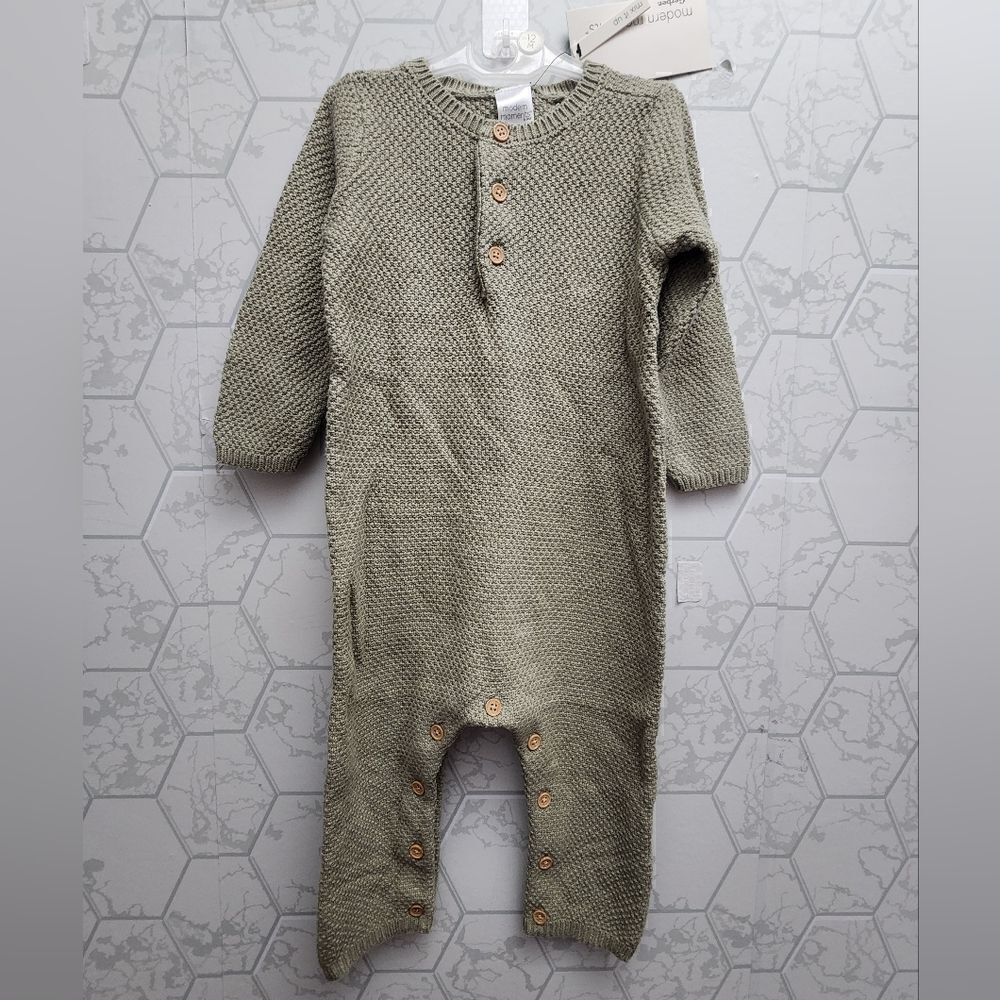 Nwt Modern Moments by Gerber Baby Boy, Baby Girl, & Unisex Sweater Knit Coverall